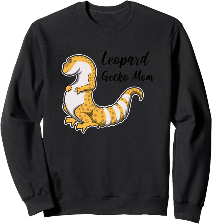 Leopard Gecko Mama Reptil Lustiger Spruch Sweatshirt