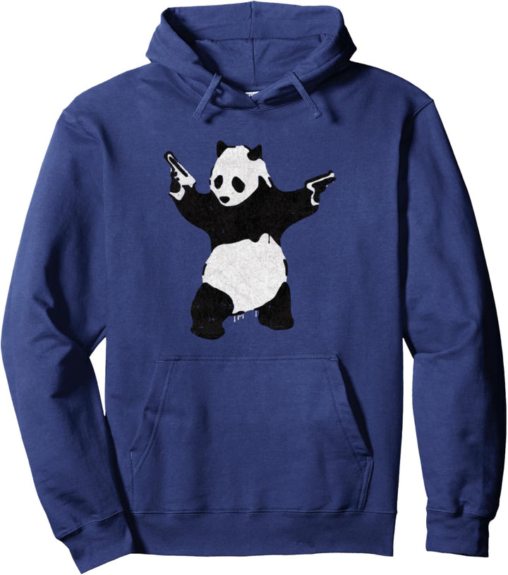Bewaffneter Panda Pullover Hoodie