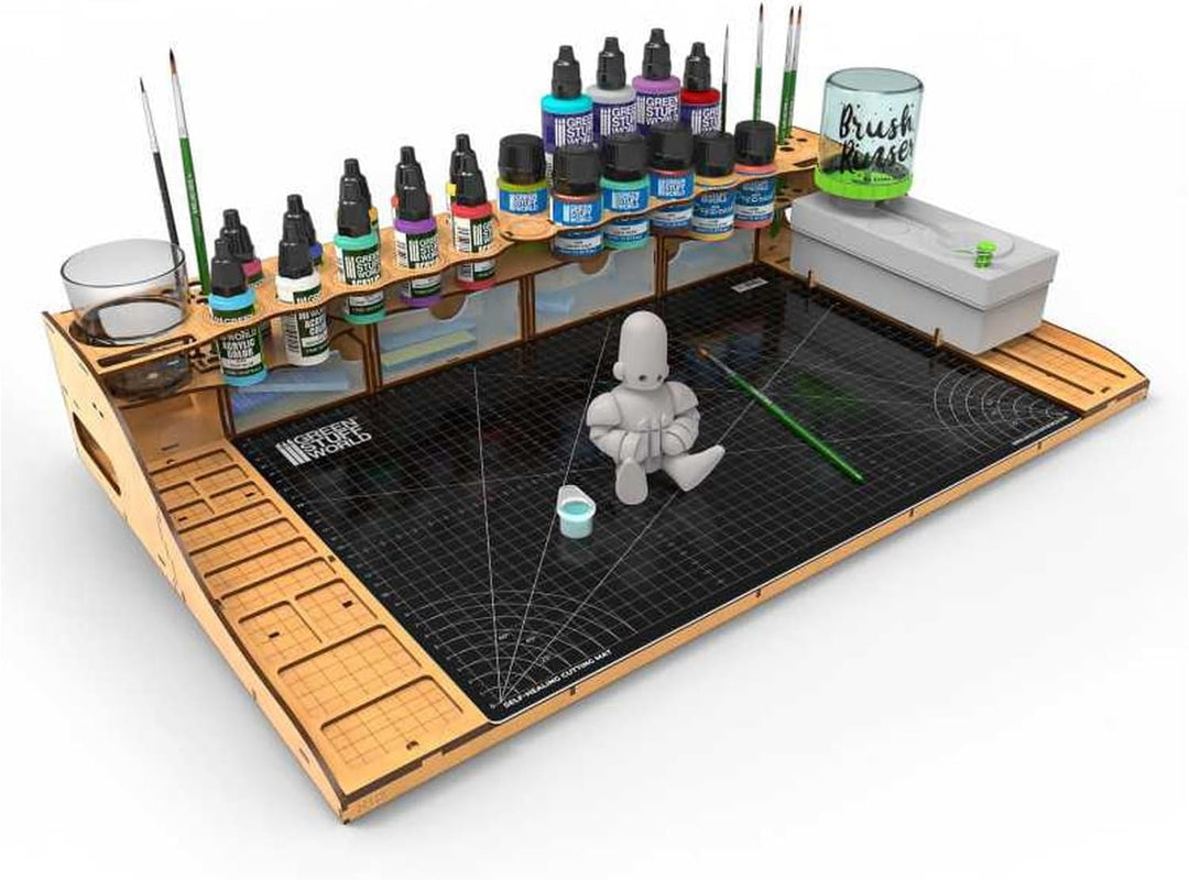Paint Station with Cutting Mat/Stanica NA maľovanie s reznou podložkou