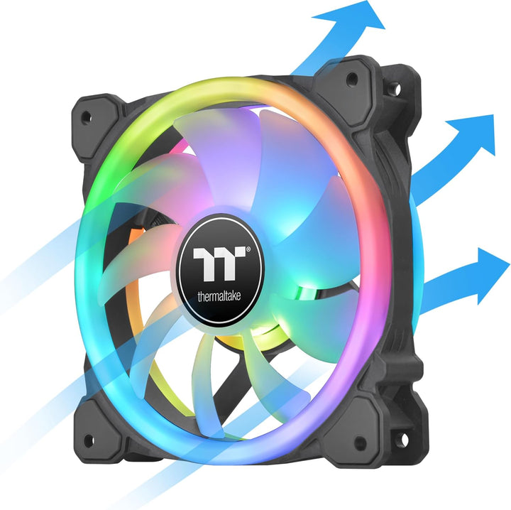 Thermaltake Swafan 14 RGB Lüfter | TT Premium 3er Pack | 140 mm |wechselbare Lüfterblätter 140mm Sch