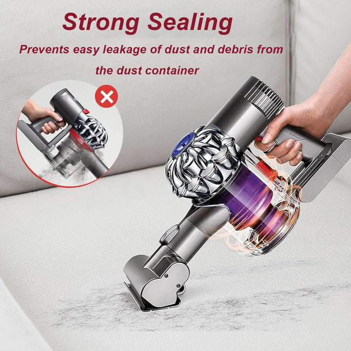 Staubbehälter Ersatz kompatibel mit Dyson V7 V8 SV10 SV11, verbesserter Auffangbehälter mit HEPA Fil