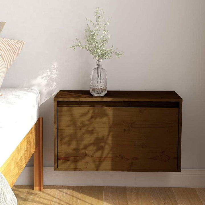 WIFESE 60x30x35 cm Wandschrank TV Schrank Hängeschrank Nachttische TV Board Hängende Nachtkommode fü