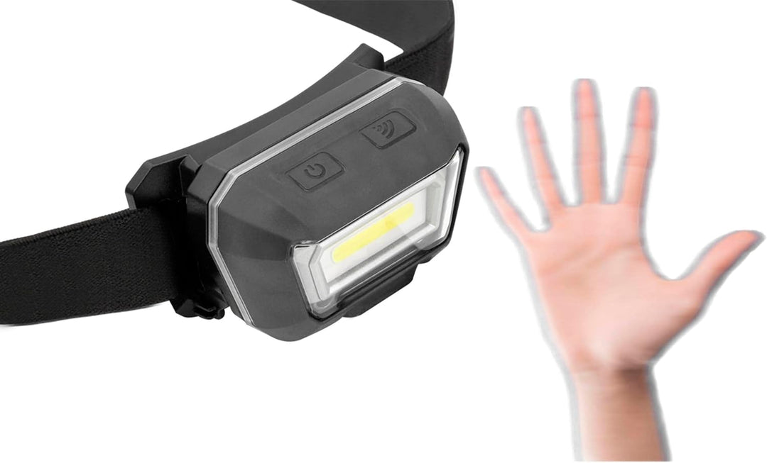 ANSMANN HD280RS LED-Kopflampe, superleicht, dezent, kompakt mit einstellbarem Kopfband, wiederauflad