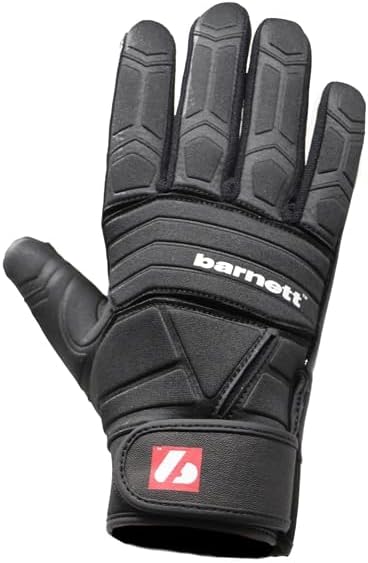 BARNETT FLG-03 American Football Handschuhe Linemen Profi, OL,DL, schwarz, M