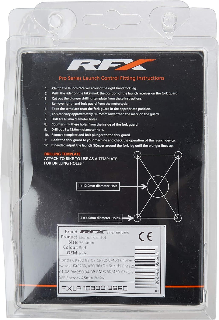 RFX Pro Launch Control (rot) Honda CRF250/450 04-22 Kawasaki KXF250/450 06-22 Suzuki RMZ250/450 07-2