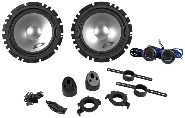 Alpine Typ-E-Serie SXE-1750S Autoradio 6,5 Zoll Komponente 2-Wege-Lautsprecher
