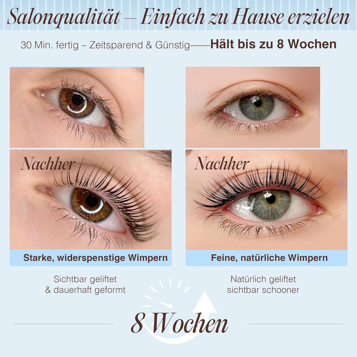 LASHVIEW Wimpernlifting Set, 2025 Aktualisiertes Lash Lifting Set,Wimpernverlängerung Kit Profession