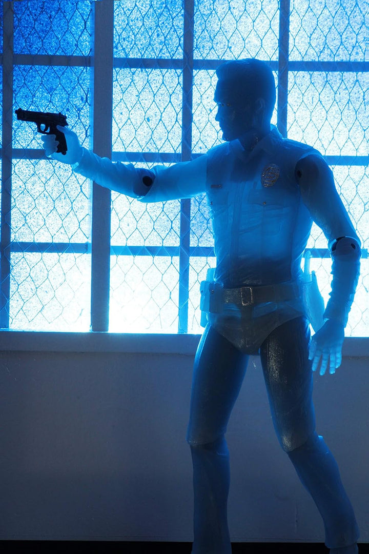 NECA - Terminator Figur White Hot T-1000, Mehrfarbig (634482519196)
