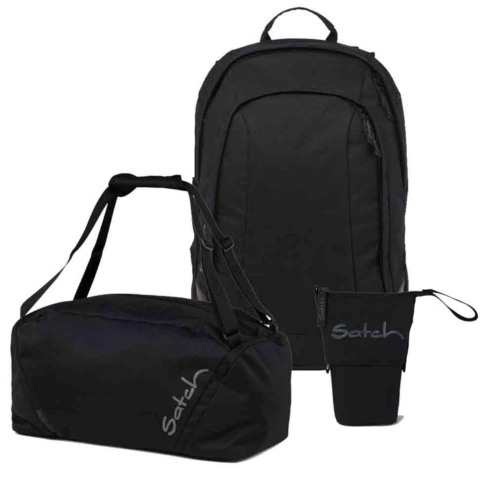 Satch Air Pencil Slider Edition Schulrucksack Set 3tlg. inkl. Sporttasche Blackjack, Blackjack
