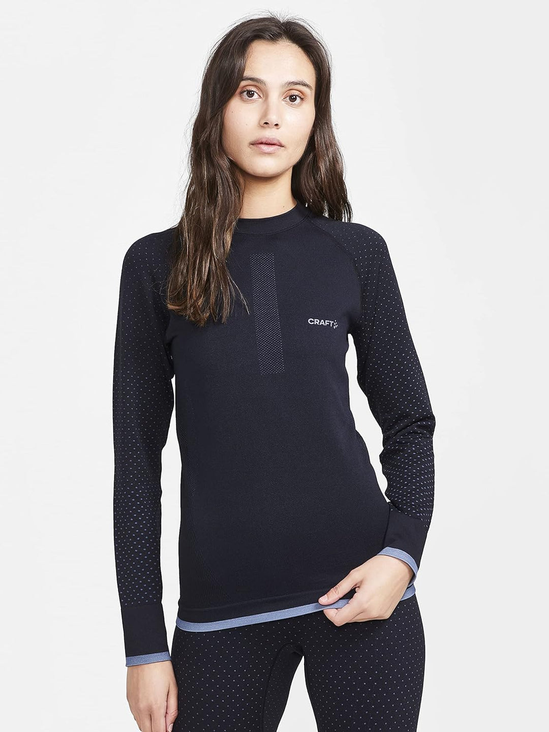 Craft Damen ADV Warm Intensity Longsleeve Langarm Unterhemd Funktionsunterhemd XL Schwarz, XL Schwar