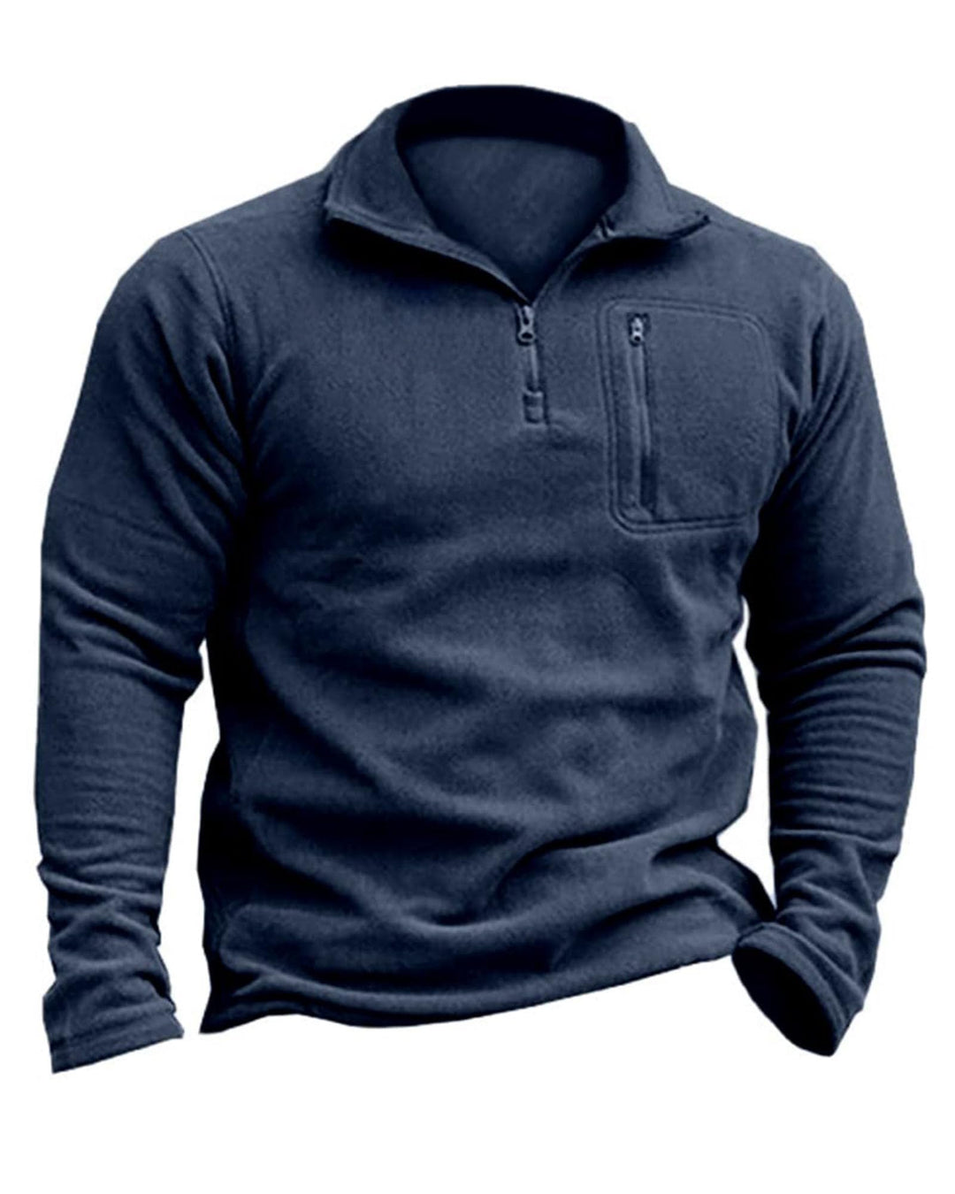 Beotyshow Herren Quarter Zip Fleece Pullover Langarm Sweatshirt Outdoor Taktisch Weich Warm Polar Fl
