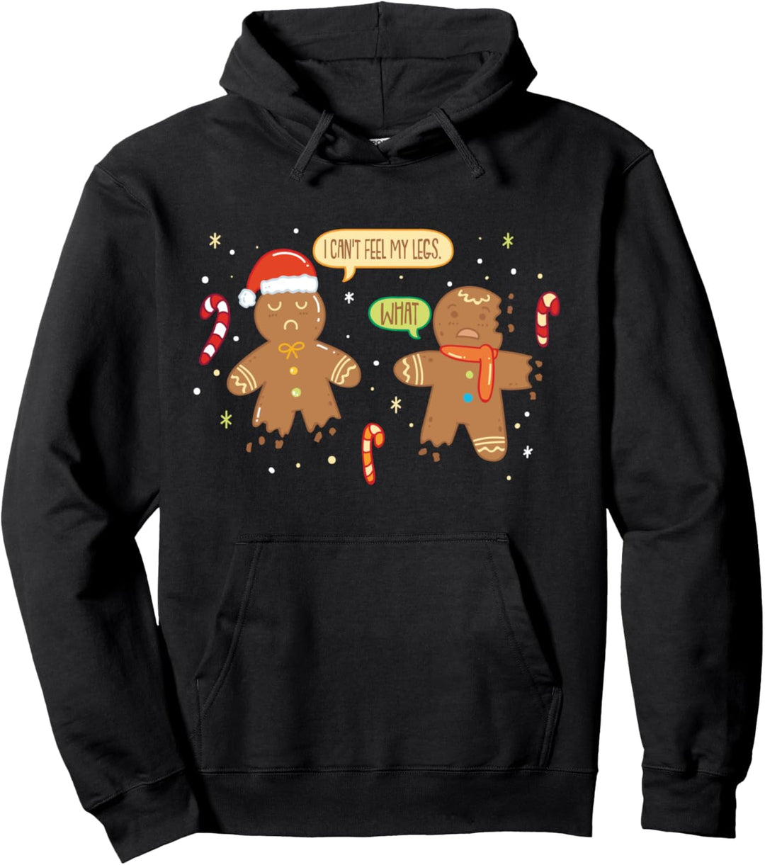 Lustiger Lebkuchenmann – niedlicher Weihnachtsplätzchen Lebkuchenmann Pullover Hoodie