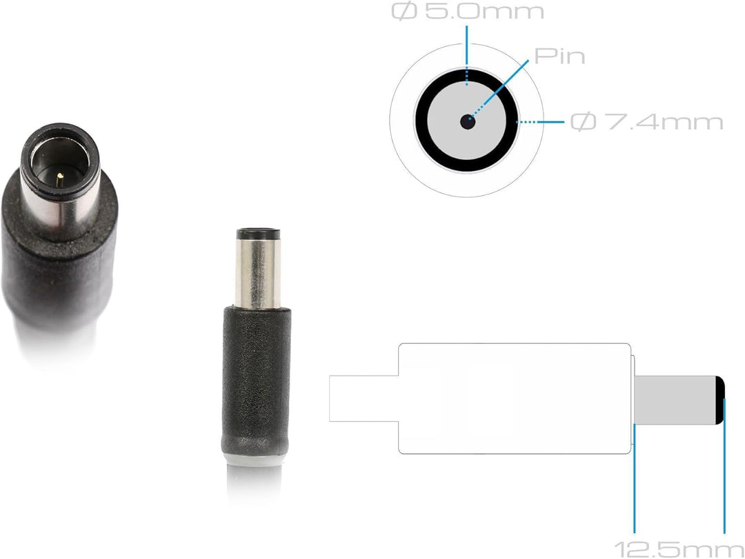 Dell 450-19221 Original Netzteil 130 Watt Flache Bauform für XPS 17 (L701X), 17 (L702X), 14 (L421X),