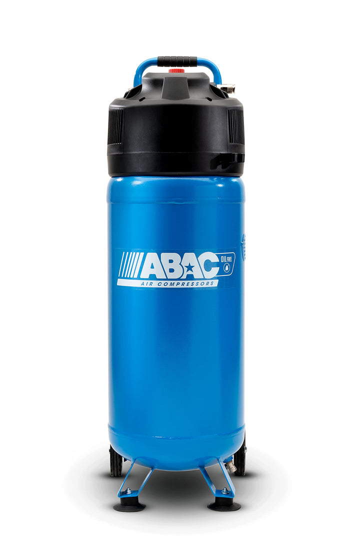 ABAC Vertikaler Luftkompressor EASE-AIR 50V, Ölfreier Luftkompressor, Maximaler Druck 10 Bar, Leistu