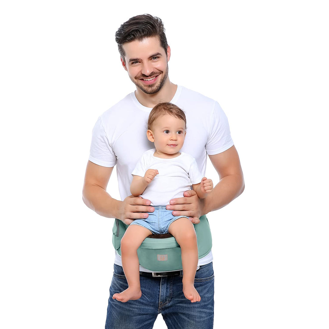 GAGAKU Baby Hüftsitz Leichte Taille Hocker 4 Tragepositionen für Kinder 0-36 Monate Neugeborenes - H