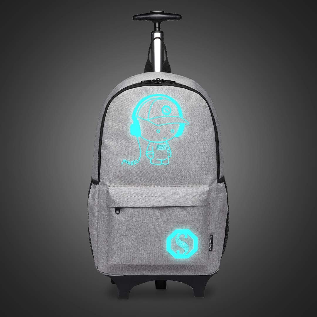 KONO Kinderrucksack Rucksack Backpack Schulrucksack Gepäck Koffer Kabine Rädern Trolley Reise Rädern