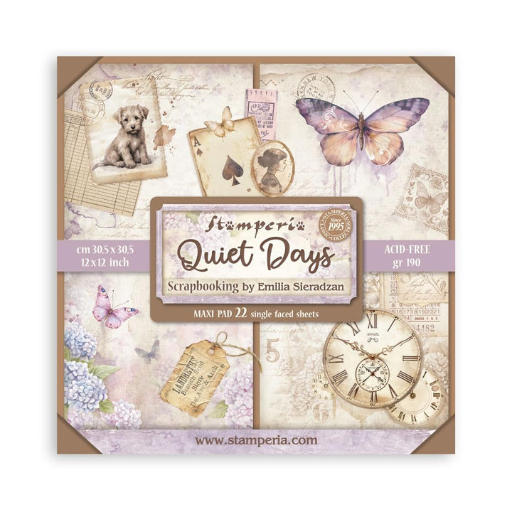 Stamperia - Scrapbook Paper Pad for Scrapbooking, Albums, Card Making, Bullet Journalling and More,