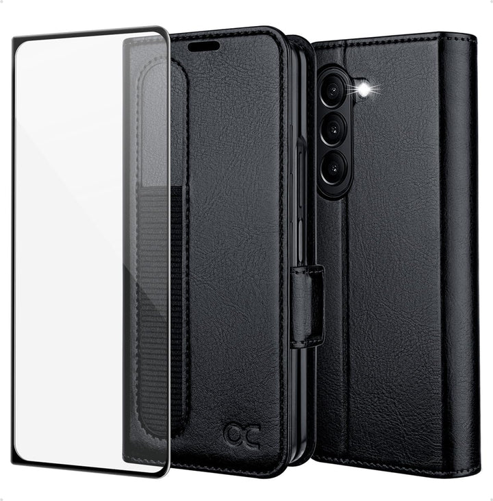 OCASE Aktualisierte Version Hülle Samsung Galaxy Z Fold 5 5G Handyhülle [mit S Pen Halter] [Vorderse