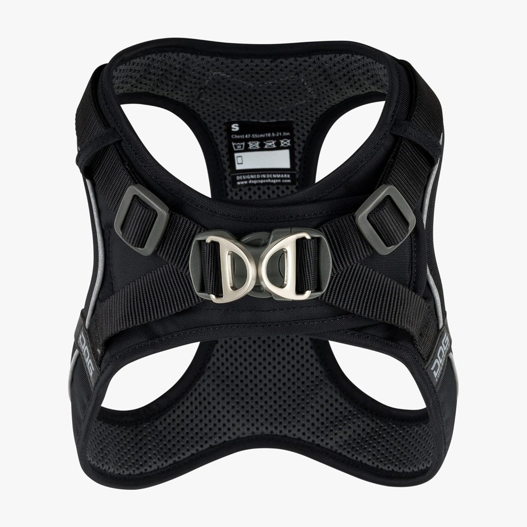 DOG Copenhagen Comfort Walk Go Hundegeschirr, Black (Schwarz), Grösse XXS Black | Schwarz XXS, Black