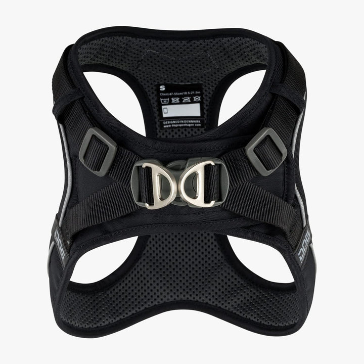 DOG Copenhagen Comfort Walk Go Hundegeschirr, Black (Schwarz), Grösse XXS Black | Schwarz XXS, Black
