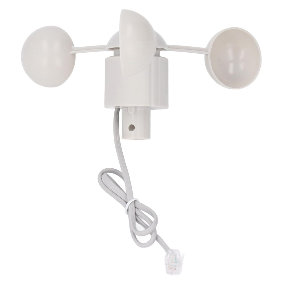 3-Tassen-Anemometer-Cup-Windgeschwindigkeitssensor, RJ11-Anschluss, Windrichtungsanzeige für Wetterm