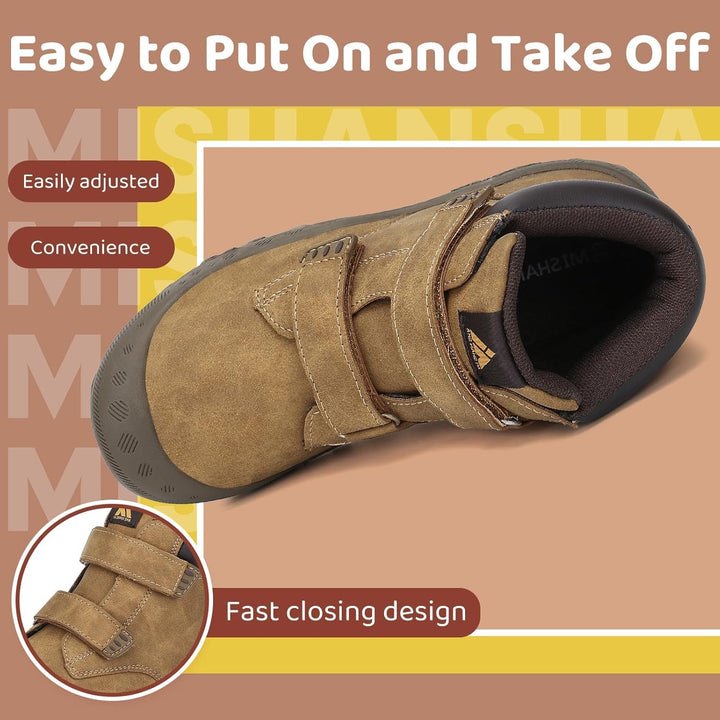 Mishansha Kinder Wanderschuhe Trekkingschuhe Mädchen Leicht rutschfest Outdoorschuhe Turnschuhe Gr.2