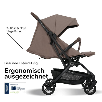 my junior® Buggy PICO² | bis 22kg | Einhand AutoFold-Klappmechanismus | Ergonomische Liegeposition n