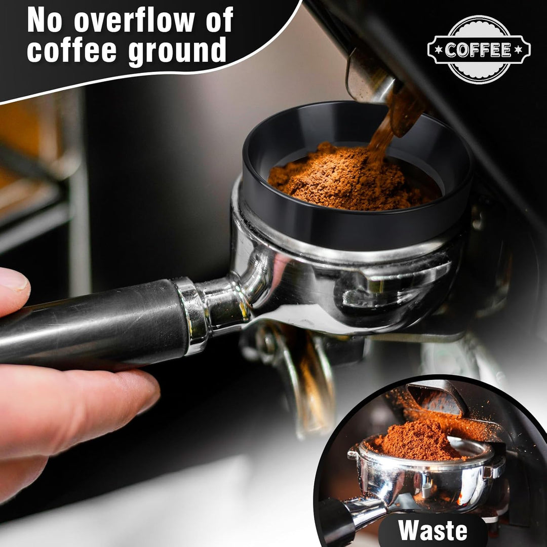 Kaffee Tamper 54mm, Tamper Set inkl. WDT Tool, Dosierring 54mm，Tampermatte - Premium Barista Zubehör