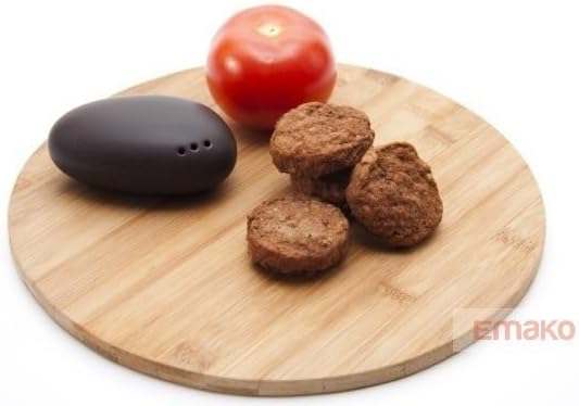 Drehbare Servierplatte aus Bambusholz