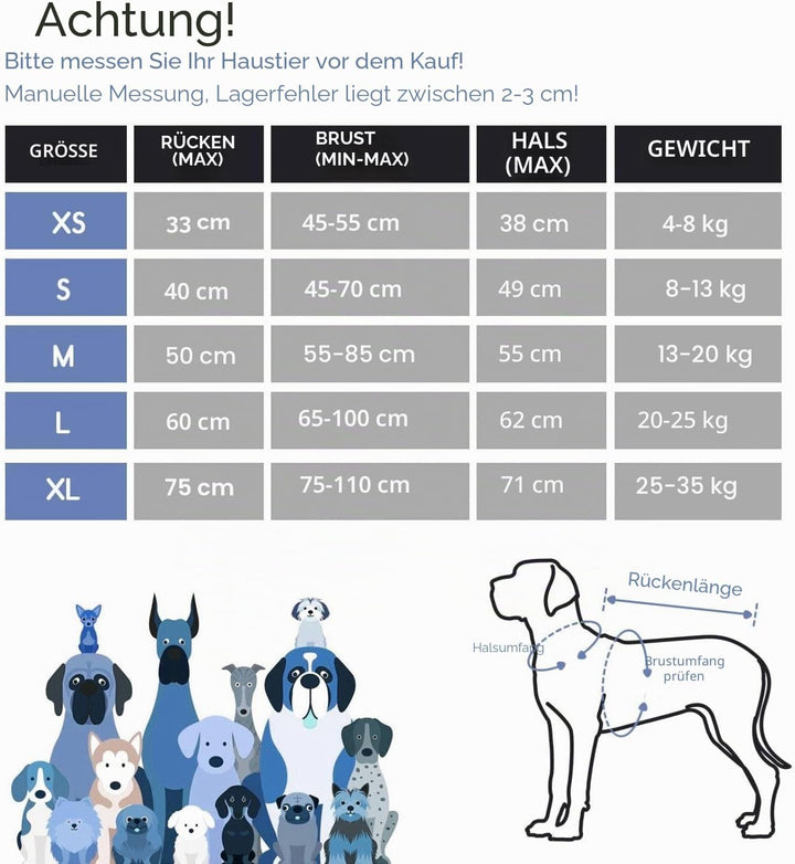 Nobleza Hundebademantel Mikrofaser mit Klettverschluss,Super saugfähig und schnell trocknend,Bademan