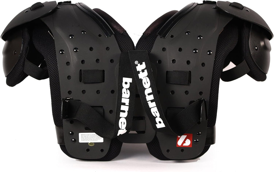 Shoulderpad Mark III American Football Schulterschutz Profi, Farbe schwarz XXL, XXL