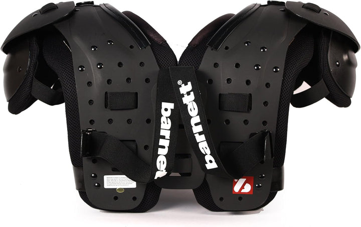 Shoulderpad Mark III American Football Schulterschutz Profi, Farbe schwarz XXL, XXL