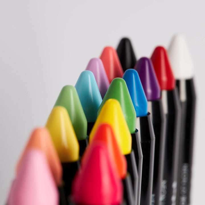 Moon Glow, Neon-UV-Gesichtsmalstift/Körperkreiden-Make-up für Gesicht und Körper, Pastellfarben, leu