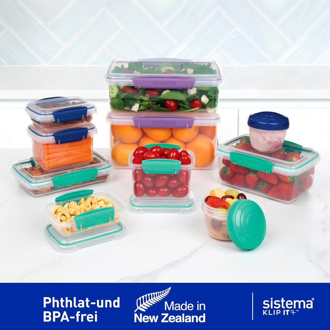Sistema Frischhaltedosen für Lebensmittel | Meal Prep-Behälter mit DeckelnLunchboxenSnackdosen &amp; meh
