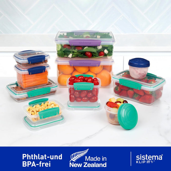 Sistema Frischhaltedosen für Lebensmittel | Meal Prep-Behälter mit DeckelnLunchboxenSnackdosen &amp; meh