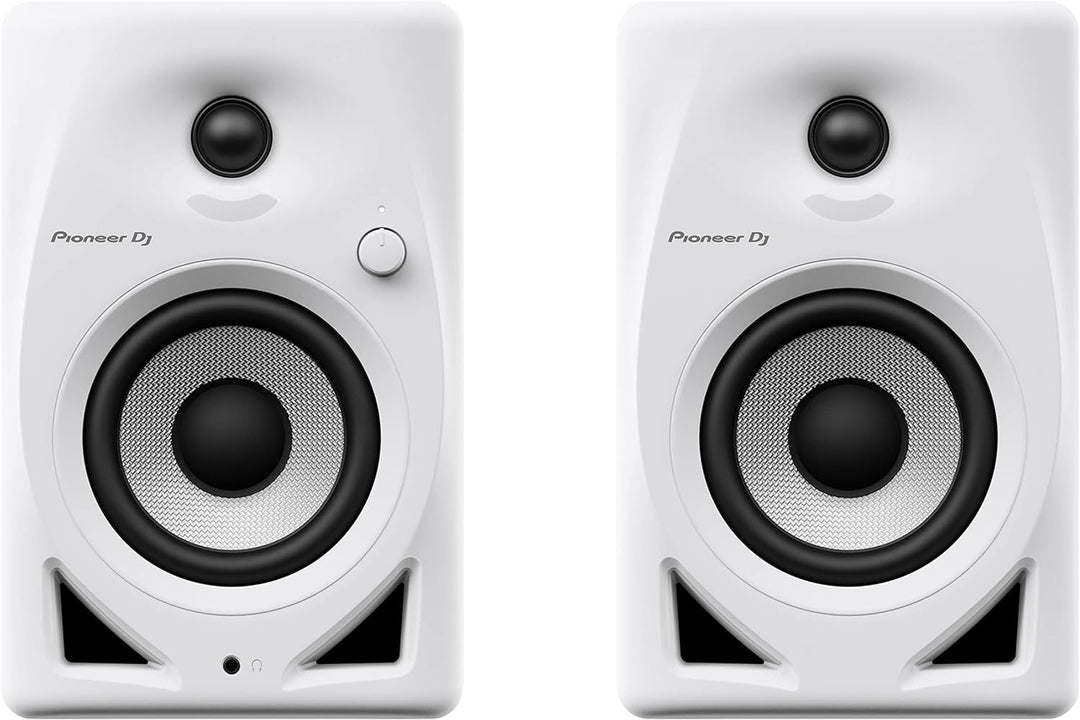 Pioneer DJ DM-40D-W 4" Desktopmonitorsystem (weiss) 4'' Lautsprecher Verdrahtet Weiss, 4'' Lautsprec