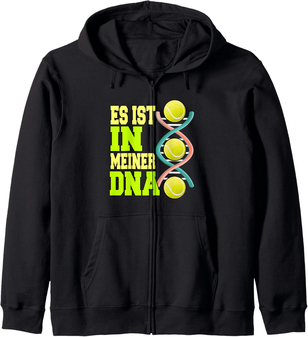Tennis Tennisschläger Es ist in meiner DNA Kapuzenjacke