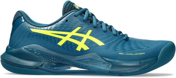 ASICS Gel-Challenger 14 Indoor 41.5 EU Restful Teal Safety Yellow, 41.5 EU Restful Teal Safety Yello