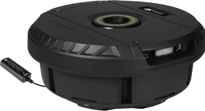 ESX V1100A - 28cm (11") AKTIV Bass für Reserverad-Mulde | Class-A/B Power mit 300 Watt und Kabel-Fer