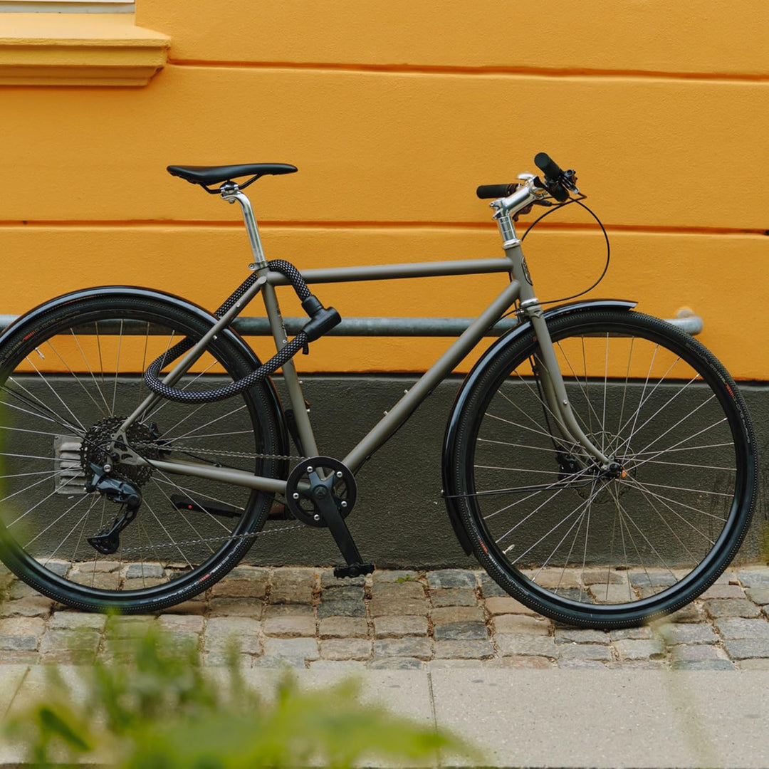 ABUS Kettenschloss YARNIT 4004K - leichtes Textilschloss für Sicherheit an Fahrrad und E-Scooter - f