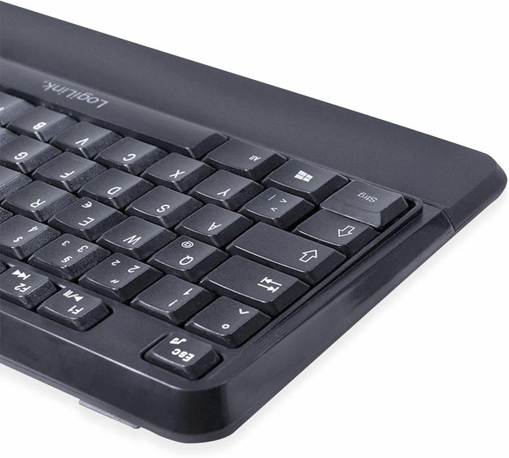 LogiLink ID0161 Tastatur Maus Kombination Funk 2.4 GHz schwarz