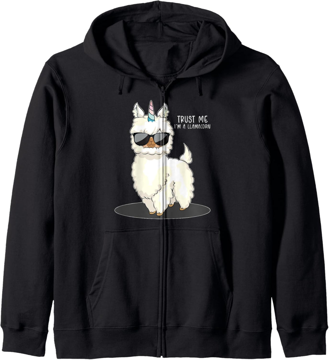 Cooles Süsses LLamacorn Einhorn, Lama Kapuzenjacke