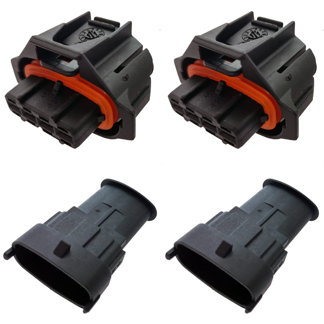 KFZ Ersatz Stecker – BOSCH DJB7046Y 4-polig (2 x Set) 1928403736, 1 928 403 736