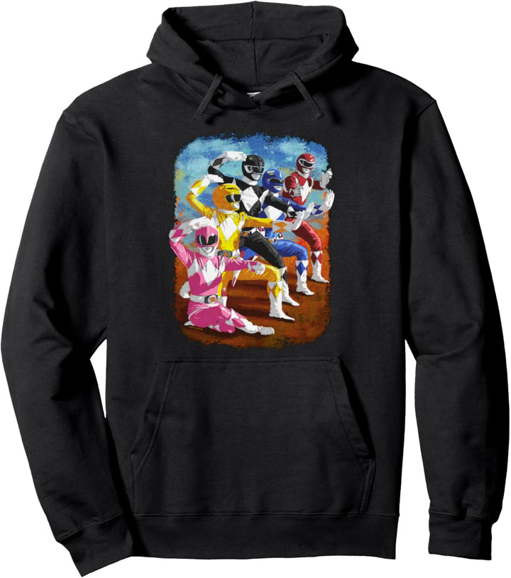 Power Rangers Impressionist Rangers Pullover Hoodie