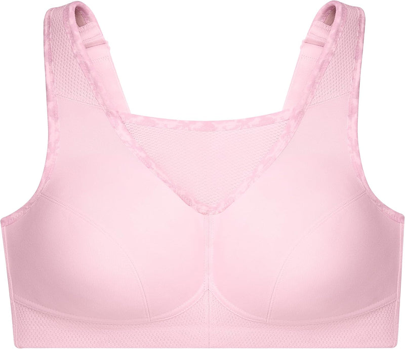 Glamorise Damen Bustier BH mit Perfektem Halt Sports Bra, Undurchsichtige 75C Perfekt Pink, 75C Perf