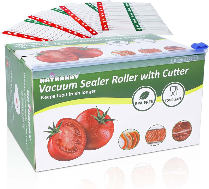 Vakuumierbeutel Lebensmitte Vakumierfolienrollen 20cm x 30m BPA-Frei für alle Vakuumierer, 20cm x 30