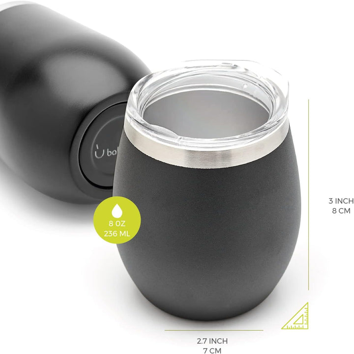 balibetov Mate Becher Set (2 Yerba Mate teebecher set, 5 pcs) - enthält Zwei Doppelwandiger 18/8 Ede