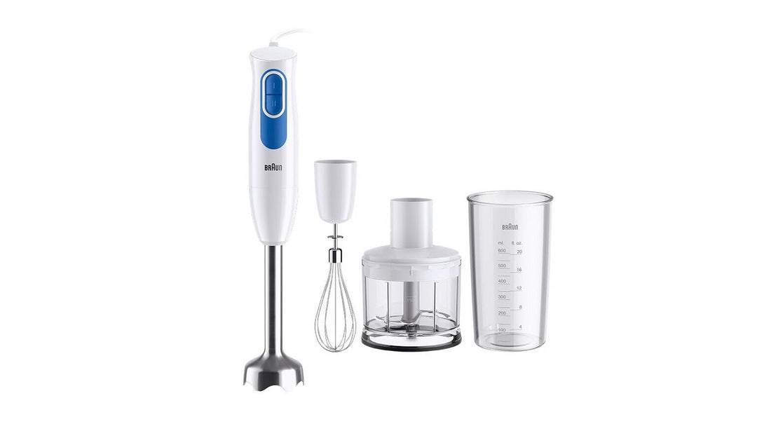 Braun MultiQuick 2 MQ20236MWH Stabmixer mit EasyTwist-System, Mixer für Saucen und Smoothie, 2 Gesch