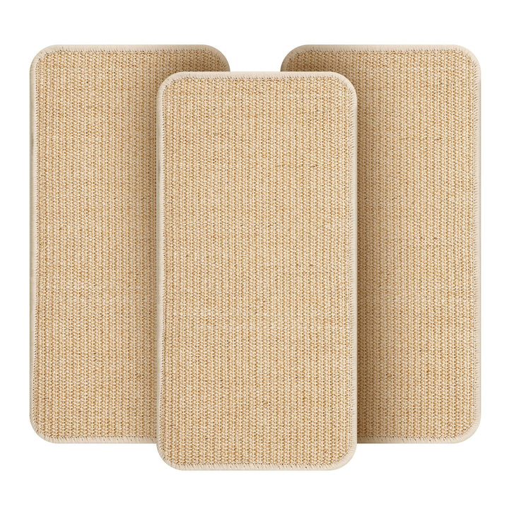 3 Stück Kratzmatte Katze Set,Robust und langlebig,Kratzbretter Katze Sisal,50x25cm,Katzen Kratzbrett