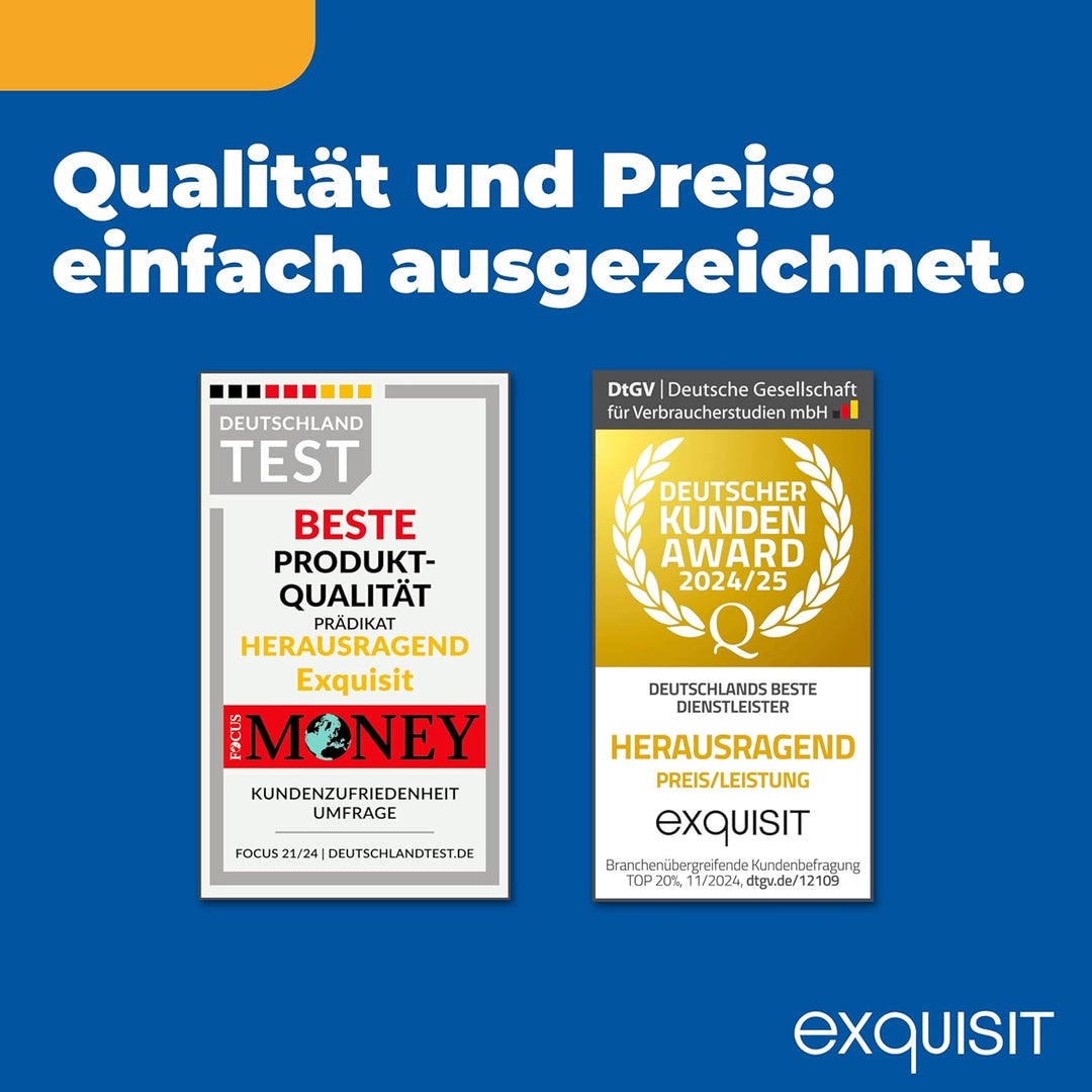 Exquisit Mikrowelle MW 802 | 700 W Leistung | 20 L Garraum | kompakte Mikrowelle mit Edelstahl Innen